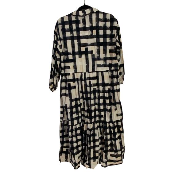 Anthropologie Maeve The Bettina Tiered Shirt dress size large - Picture 5 of 8